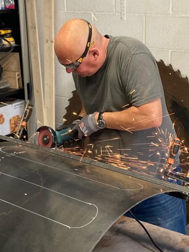 CorTen Well Roof Project