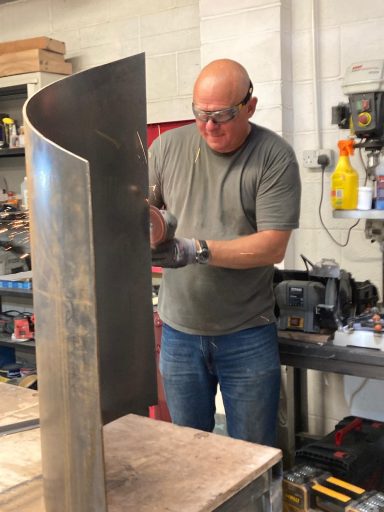 CorTen Well Roof Project